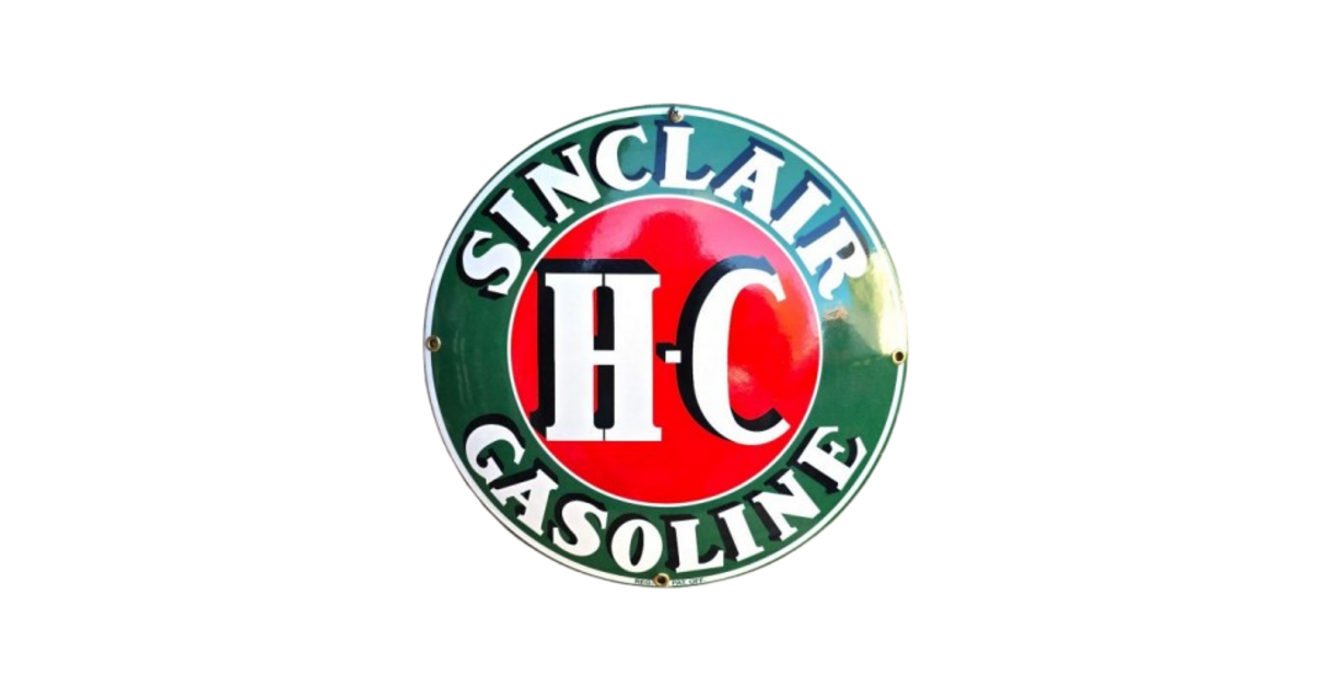 Plaque Vintage Sinclair Free Air – Décoration Garage, Atelier, Déco Rétro